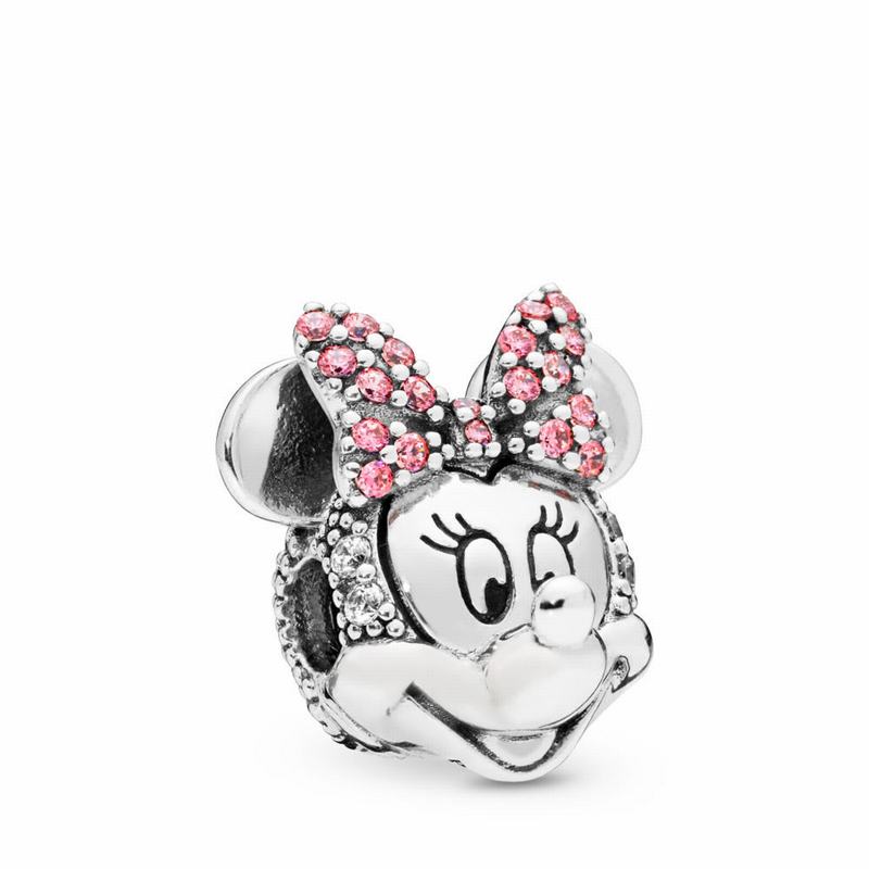 Pandora Disney Shimmering Minnie Portrait Clip Charm Silver Egypt CE0521968